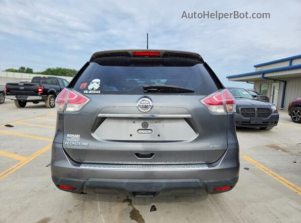 5N1AT2MV3GC815648 2016 NISSAN ROGUE Gray Widok z tyłu