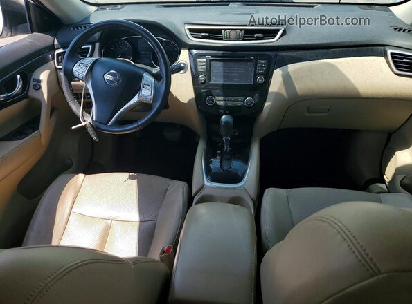 5N1AT2MV3GC840209 2016 NISSAN ROGUE White Widok deski rozdzielczej