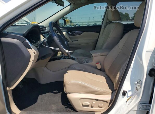5N1AT2MV3GC840209 2016 NISSAN ROGUE White Widok wnętrza z przodu