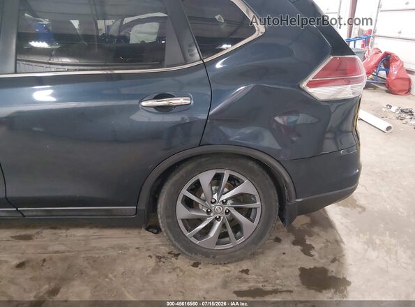 5N1AT2MV3GC853896 2016 NISSAN ROGUE Blue Widok z przodu
