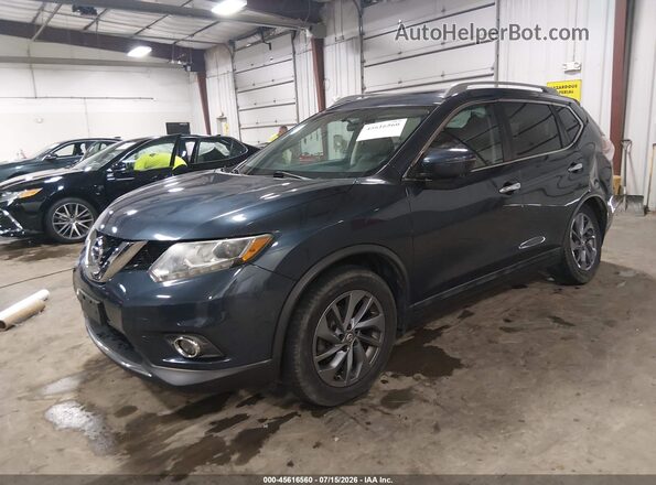 5N1AT2MV3GC853896 2016 NISSAN ROGUE Blue Przód lewy