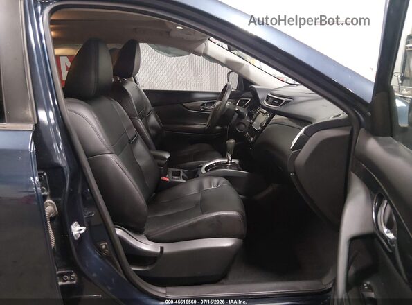 5N1AT2MV3GC853896 2016 NISSAN ROGUE Blue Widok wnętrza z przodu