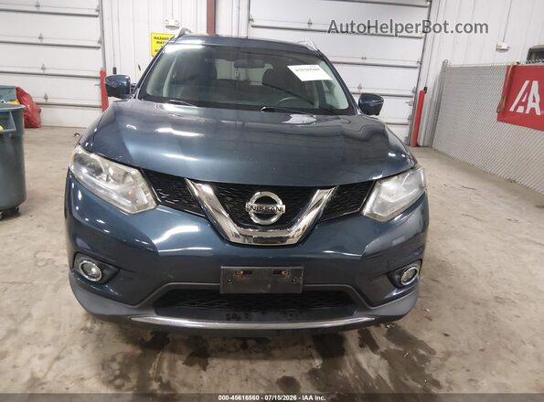 5N1AT2MV3GC853896 2016 NISSAN ROGUE Blue Widok zestawu wskaźników