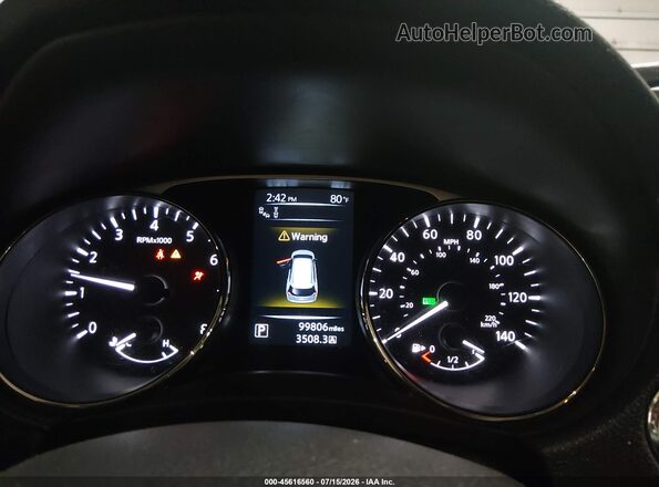 5N1AT2MV3GC853896 2016 NISSAN ROGUE Blue Widok tylnych siedzeń
