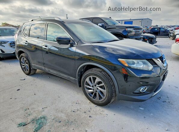 5N1AT2MV3GC854952 2016 NISSAN ROGUE Black წინა მარჯვენა