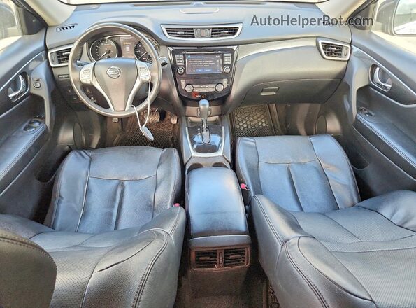 5N1AT2MV3GC854952 2016 NISSAN ROGUE Black წინა პანელის ხედი