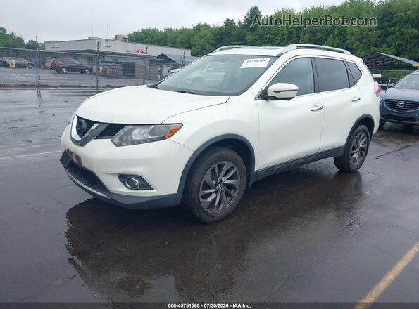 5N1AT2MV3GC893010 2016 NISSAN ROGUE White Vista tres cuartos delantera izquierda