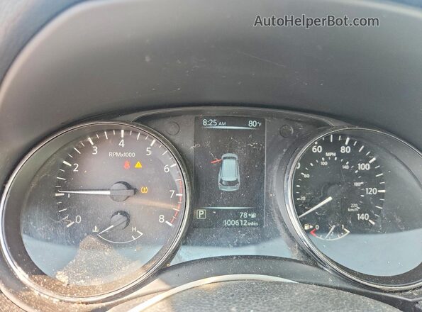 5N1AT2MV3HC779879 2017 NISSAN ROGUE Красный Вид щитка приборов