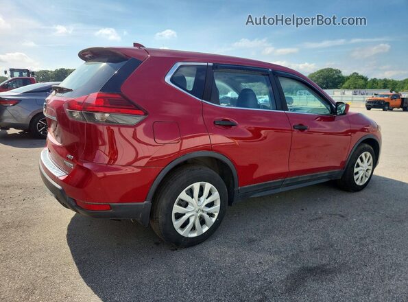 5N1AT2MV3HC779879 2017 NISSAN ROGUE Красный Задняя правая четверть