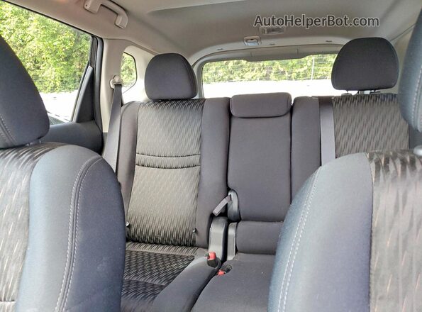 5N1AT2MV3HC796374 2017 NISSAN ROGUE Black Вид задніх сидінь