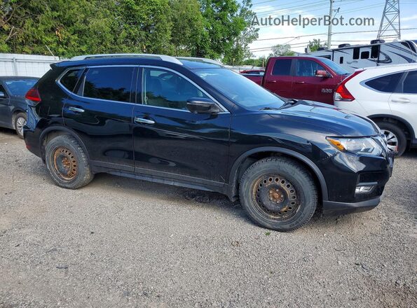 5N1AT2MV3HC796374 2017 NISSAN ROGUE Black Передня права чверть