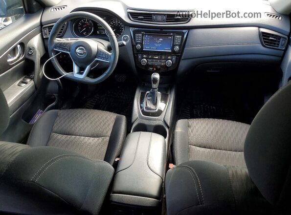 5N1AT2MV3HC796374 2017 NISSAN ROGUE Black Вид панелі приладів