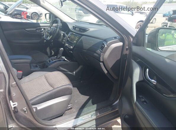 5N1AT2MV3HC801217 2017 NISSAN ROGUE Gray Widok wnętrza z przodu