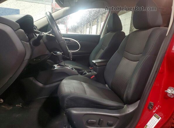 5N1AT2MV3HC802920 2017 NISSAN ROGUE Red Vista interior delantera