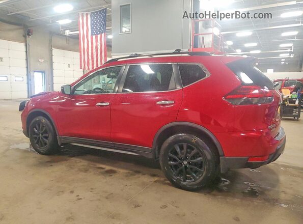 5N1AT2MV3HC802920 2017 NISSAN ROGUE Red Trasero izquierdo