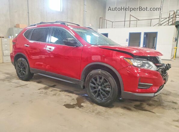 5N1AT2MV3HC802920 2017 NISSAN ROGUE Red Delantero derecho