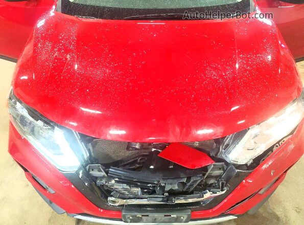 5N1AT2MV3HC802920 2017 NISSAN ROGUE Red Vista del compartimento del motor