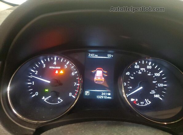 5N1AT2MV3HC802920 2017 NISSAN ROGUE Red Vista del cuadro de instrumentos