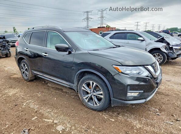 5N1AT2MV3HC834170 2017 NISSAN ROGUE Black Przód prawy