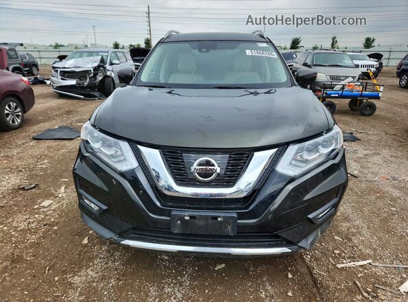 5N1AT2MV3HC834170 2017 NISSAN ROGUE Black Widok z przodu