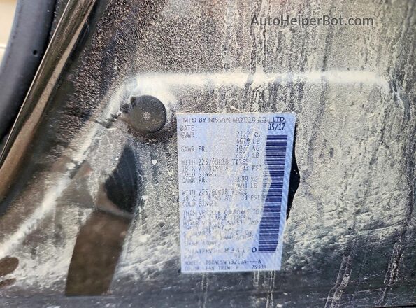 5N1AT2MV3HC834170 2017 NISSAN ROGUE Black Widok komory silnika
