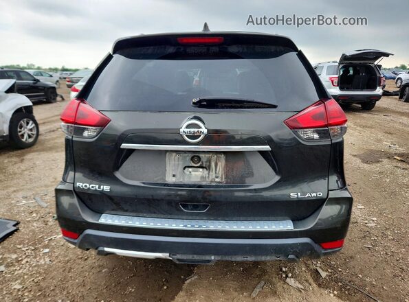5N1AT2MV3HC834170 2017 NISSAN ROGUE Black Widok z tyłu