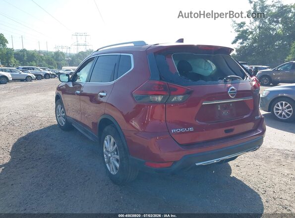 5N1AT2MV3JC770167 2018 NISSAN ROGUE Red Tył lewy