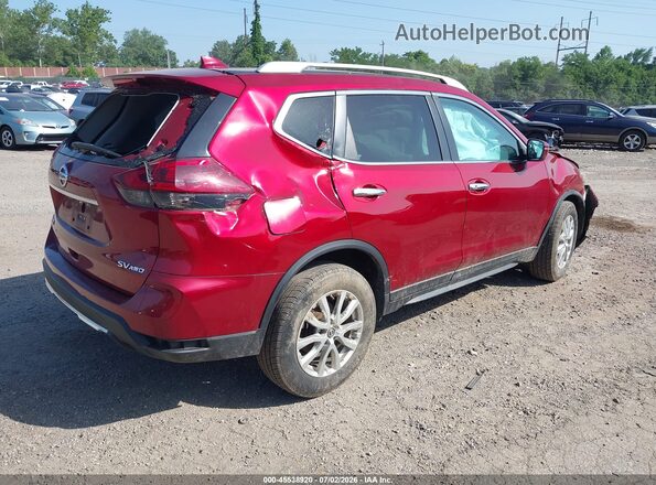 5N1AT2MV3JC770167 2018 NISSAN ROGUE Red Tył prawy