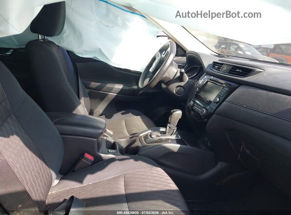 5N1AT2MV3JC770167 2018 NISSAN ROGUE Red Widok wnętrza z przodu