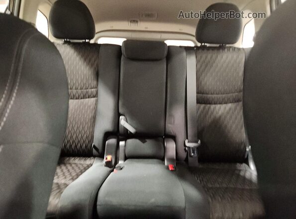 5N1AT2MV3JC770301 2018 NISSAN ROGUE Black Rear seats view