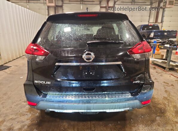 5N1AT2MV3JC770301 2018 NISSAN ROGUE Black Rear view