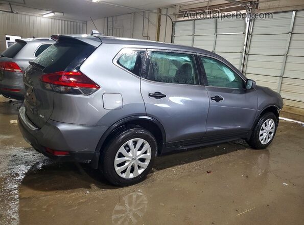 5N1AT2MV3JC771240 2018 NISSAN ROGUE Серый Задняя правая четверть