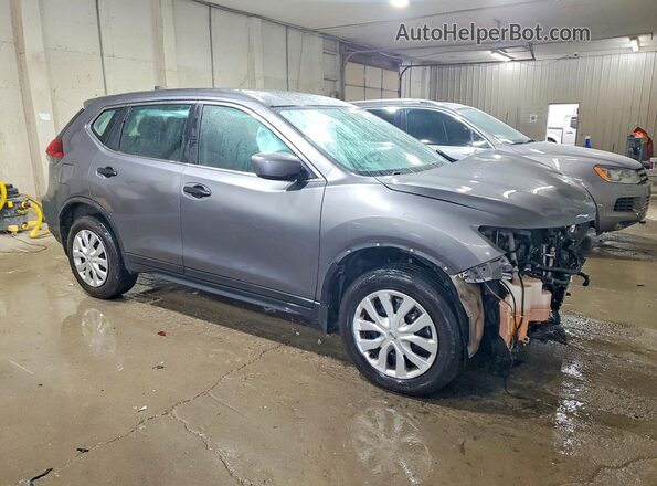 5N1AT2MV3JC771240 2018 NISSAN ROGUE Серый Передняя правая четверть