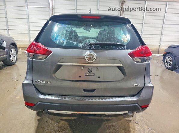 5N1AT2MV3JC771240 2018 NISSAN ROGUE Серый Вид сзади