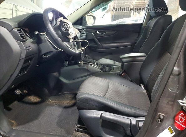 5N1AT2MV3JC771240 2018 NISSAN ROGUE Серый Вид салона спереди