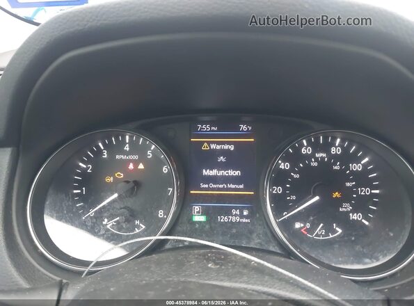 5N1AT2MV3JC791763 2018 NISSAN ROGUE Blue Հետևի նստատեղերի տեսք