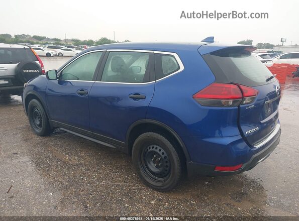 5N1AT2MV3JC791763 2018 NISSAN ROGUE Blue Հետևի ձախ