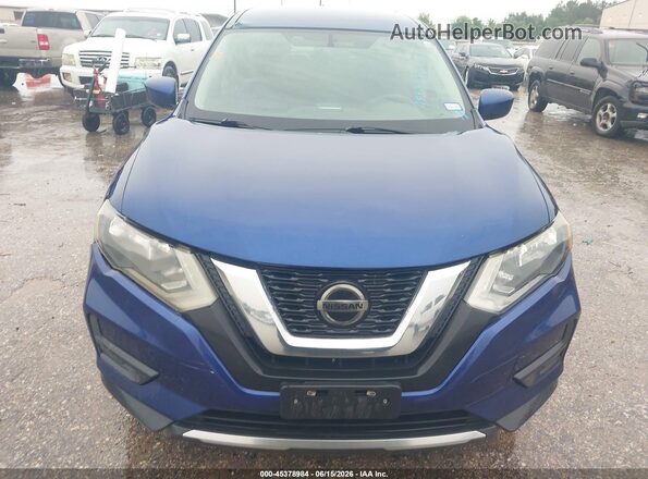 5N1AT2MV3JC791763 2018 NISSAN ROGUE Blue Սարքավորումների վահանակի տեսք