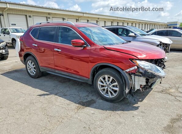 5N1AT2MV3JC819738 2018 NISSAN ROGUE Бордовый Передняя правая четверть