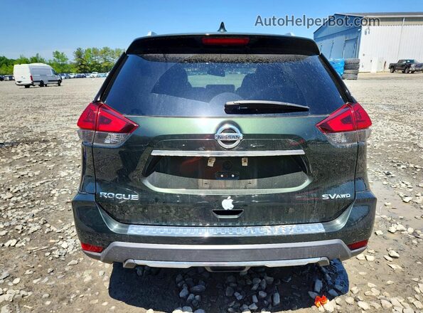 5N1AT2MV3JC831954 2018 NISSAN ROGUE Green Widok z tyłu