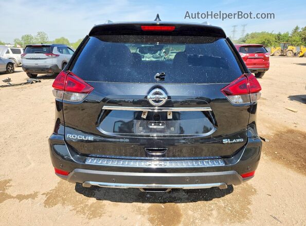5N1AT2MV3KC730253 2019 NISSAN ROGUE Black Widok z tyłu