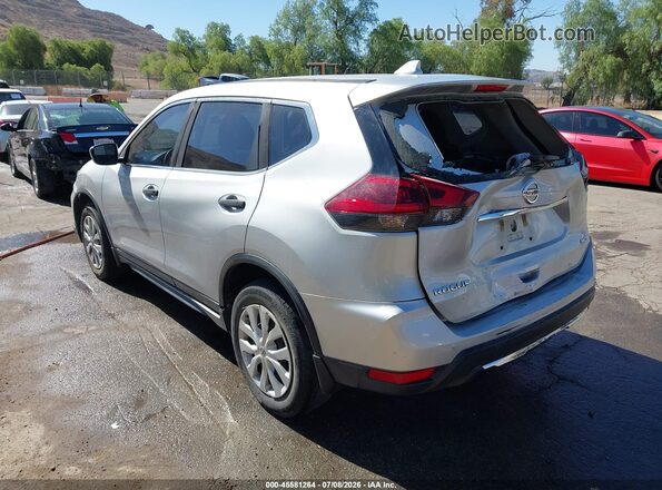 5N1AT2MV3KC797046 2019 NISSAN ROGUE Серебряный Задняя левая четверть