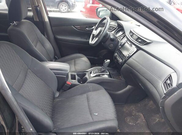 5N1AT2MV3KC800091 2019 NISSAN ROGUE Black Widok wnętrza z przodu