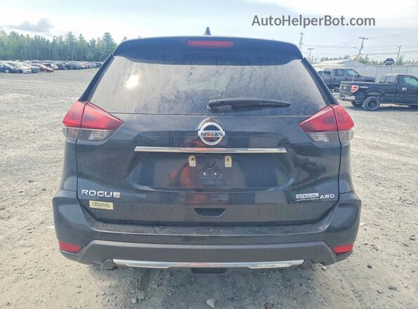 5N1AT2MV3KC804402 2019 NISSAN ROGUE Black Widok z tyłu