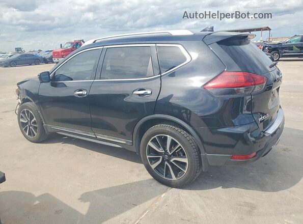 5N1AT2MV3LC708612 2020 NISSAN ROGUE Black უკანა მარცხენა