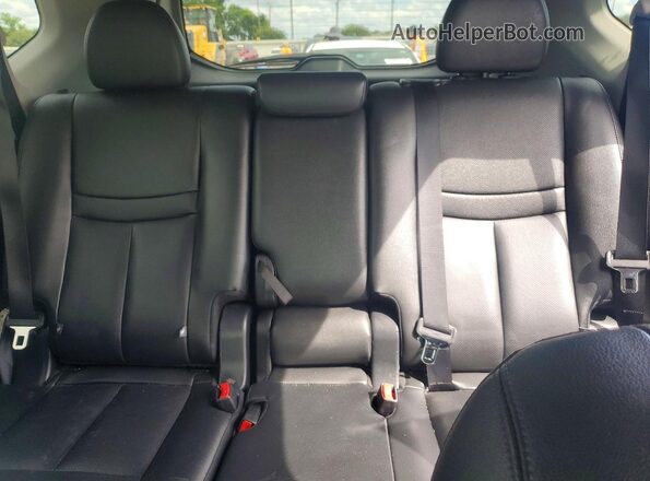 5N1AT2MV3LC708612 2020 NISSAN ROGUE Black უკანა სავარძლების ხედი