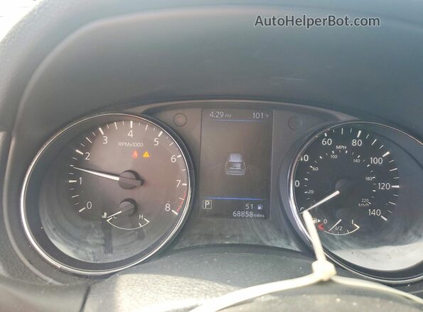 5N1AT2MV3LC708612 2020 NISSAN ROGUE Black ხელსაწყოთა პანელის ხედი