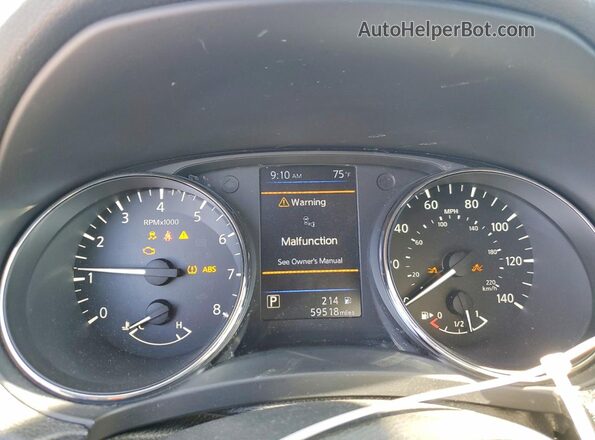 5N1AT2MV3LC716838 2020 NISSAN ROGUE Green ხელსაწყოთა პანელის ხედი