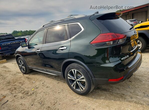 5N1AT2MV3LC765585 2020 NISSAN ROGUE Green Trasero izquierdo
