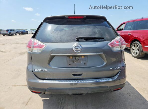 5N1AT2MV4GC804707 2016 NISSAN ROGUE Gray უკანა ხედი